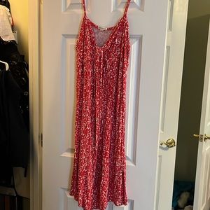 Merona  dress red and white